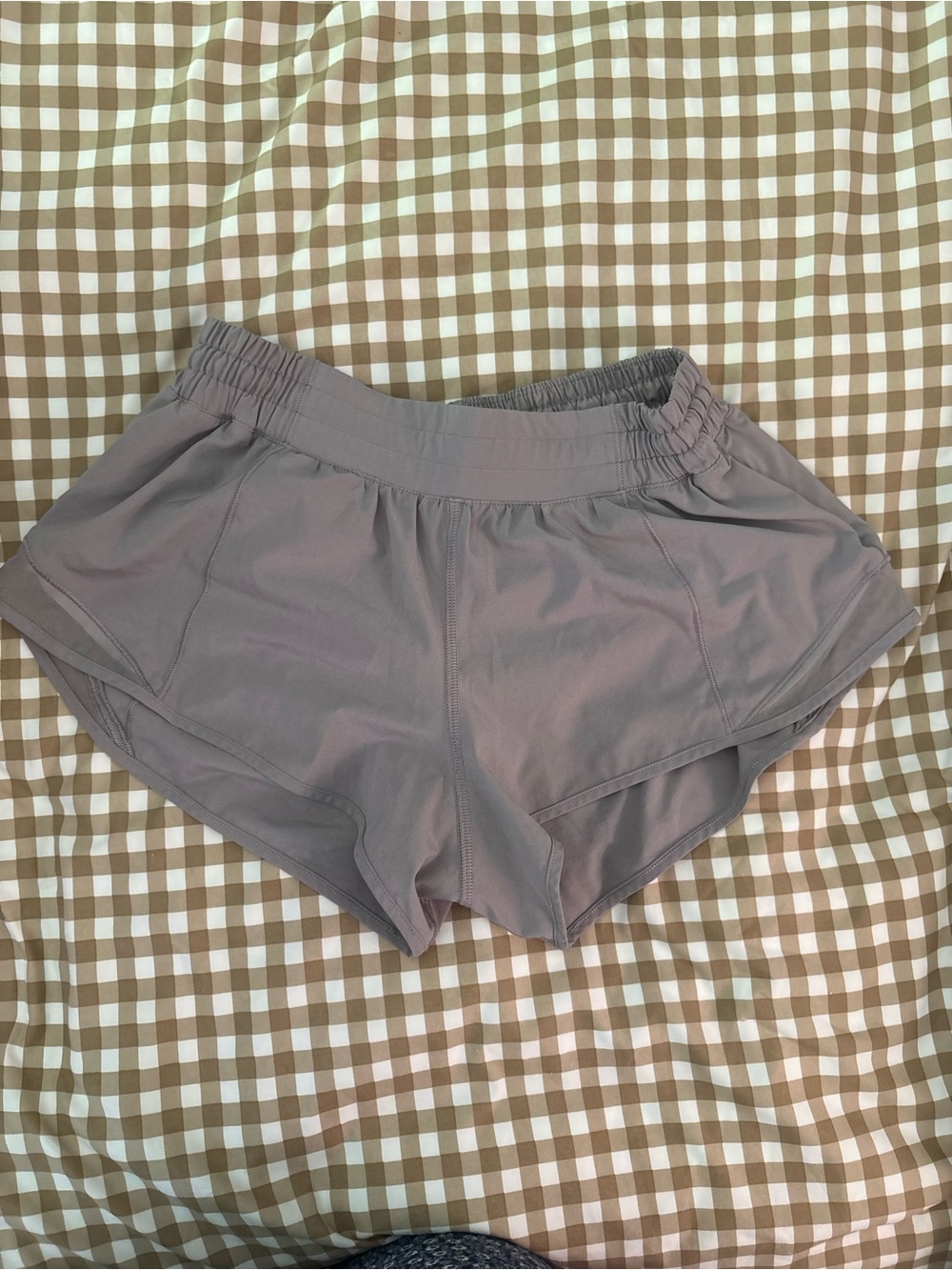 Grey Lululemon Hotty Hot Shorts 2.5 in